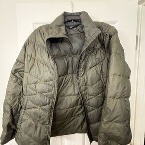 The North Face Forest Green Quilted Jacket